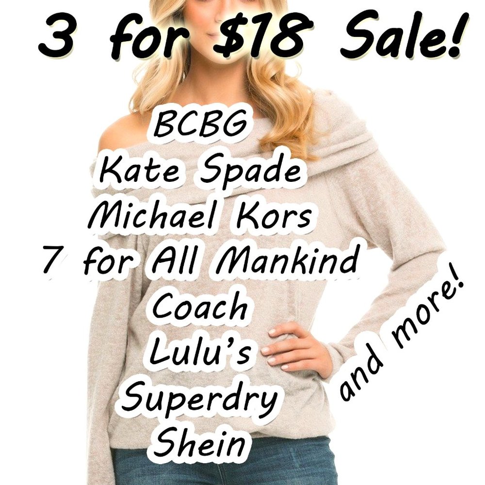 ❤️$3/18 Sale on Items Marked